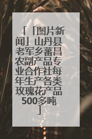 「图片新闻」山丹县老军乡蕃昌农副产品专业合作社每年生产各类玫瑰花产品500多吨