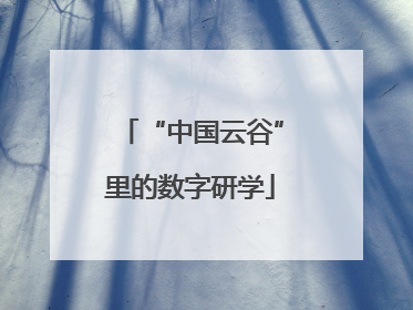 “中国云谷”里的数字研学