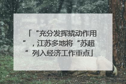 “充分发挥撬动作用”，江苏多地将“苏超”列入经济工作重点
