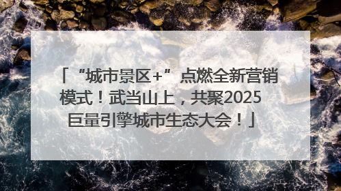 “城市景区+”点燃全新营销模式！武当山上，共聚2025巨量引擎城市生态大会！