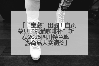 “宝藏”出圈！自贡荣县“熊猫咖啡杯”斩获2025四川特色旅游商品大赛铜奖