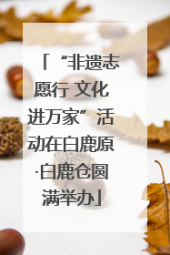 “非遗志愿行 文化进万家”活动在白鹿原·白鹿仓圆满举办