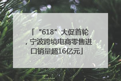 “618”大促首轮，宁波跨境电商零售进口销量超16亿元