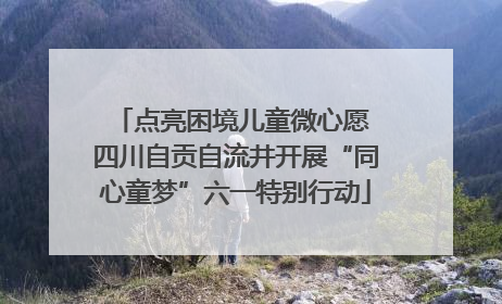 点亮困境儿童微心愿 四川自贡自流井开展“同心童梦”六一特别行动