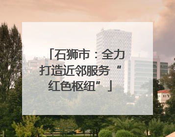 石狮市：全力打造近邻服务“红色枢纽”