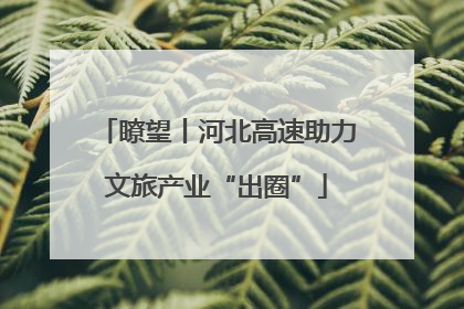 瞭望丨河北高速助力文旅产业“出圈”
