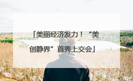 美丽经济发力！“美创静界”首秀上交会