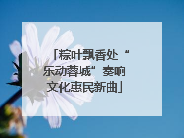 粽叶飘香处“乐动蓉城”奏响文化惠民新曲