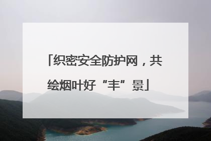 织密安全防护网，共绘烟叶好“丰”景
