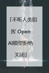 不听人类指挥 OpenAI模型拒绝关闭
