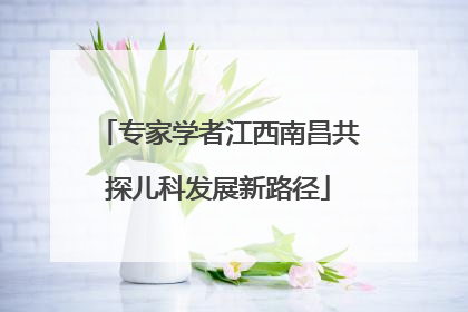 专家学者江西南昌共探儿科发展新路径