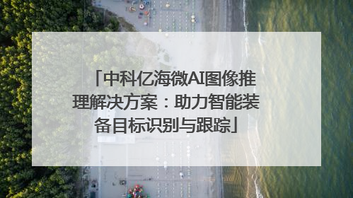中科亿海微AI图像推理解决方案：助力智能装备目标识别与跟踪