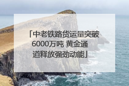 中老铁路货运量突破6000万吨 黄金通道释放强劲动能