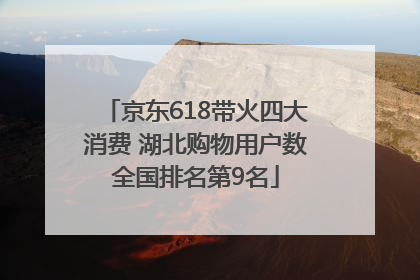 京东618带火四大消费 湖北购物用户数全国排名第9名