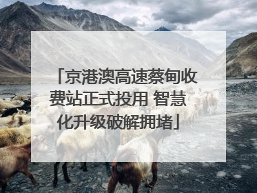 京港澳高速蔡甸收费站正式投用 智慧化升级破解拥堵