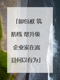 卸包袱 筑防线 帮升级 企业家在嵩县何以有为