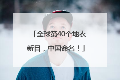 全球第40个地衣新目，中国命名！