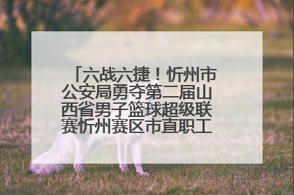 六战六捷！忻州市公安局勇夺第二届山西省男子篮球超级联赛忻州赛区市直职工组比赛冠军