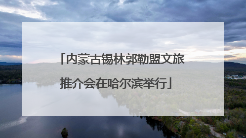内蒙古锡林郭勒盟文旅推介会在哈尔滨举行