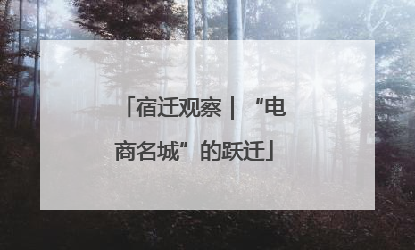 宿迁观察｜“电商名城”的跃迁