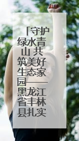 守护绿水青山 共筑美好生态家园——黑龙江省丰林县扎实推进生物多样性保护工作