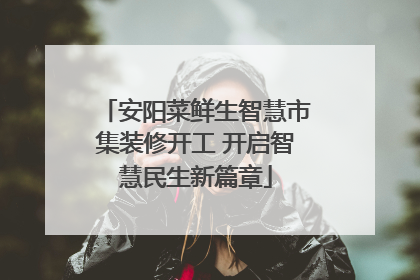 安阳菜鲜生智慧市集装修开工 开启智慧民生新篇章