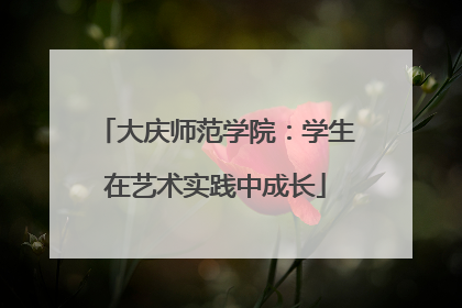 大庆师范学院：学生在艺术实践中成长