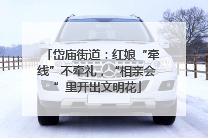 岱庙街道：红娘“牵线”不牵礼，“相亲会”里开出文明花