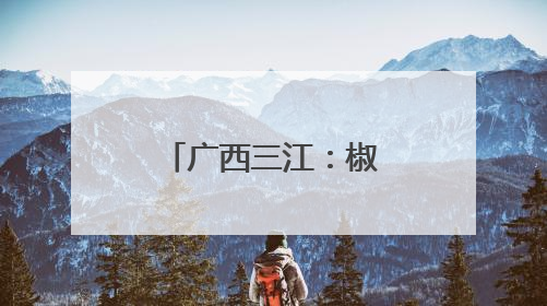 广西三江：椒香满园促增收