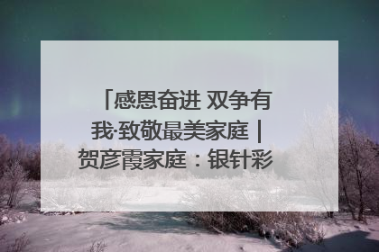 感恩奋进 双争有我·致敬最美家庭｜贺彦霞家庭：银针彩线绣出好日子