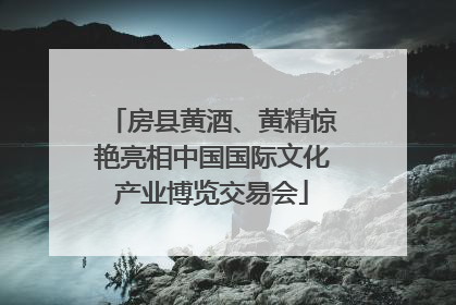 房县黄酒、黄精惊艳亮相中国国际文化产业博览交易会