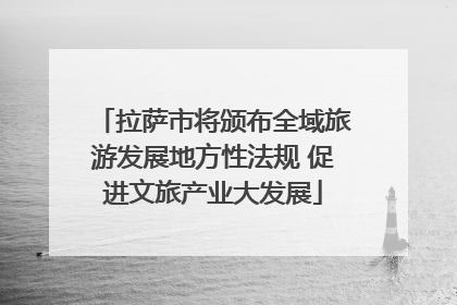 拉萨市将颁布全域旅游发展地方性法规 促进文旅产业大发展