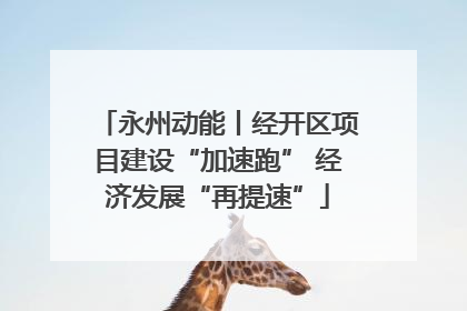 永州动能丨经开区项目建设“加速跑” 经济发展“再提速”