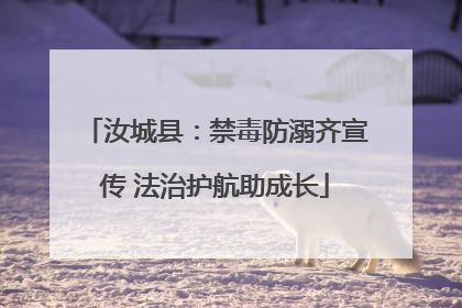 汝城县：禁毒防溺齐宣传 法治护航助成长