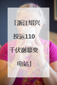 浙江绍兴投运110千伏谢慕变电站