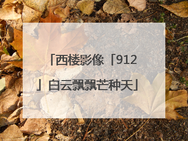 西楼影像「912」白云飘飘芒种天