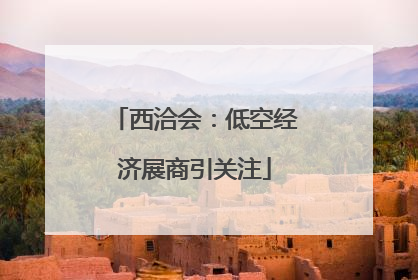 西洽会：低空经济展商引关注