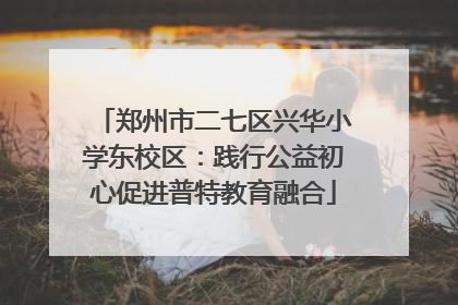 郑州市二七区兴华小学东校区：践行公益初心促进普特教育融合