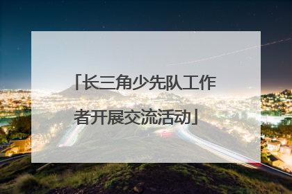 长三角少先队工作者开展交流活动