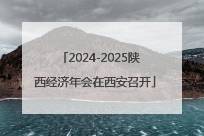 2024-2025陕西经济年会在西安召开