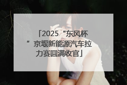 2025“东风杯”京堰新能源汽车拉力赛圆满收官