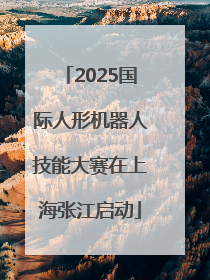 2025国际人形机器人技能大赛在上海张江启动